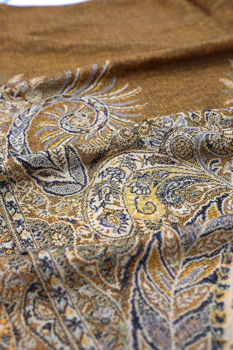 Achillea Big Paisley Pashmina Shawl Wrap for Women – Elegant Scarf for Weddings, Evening Dresses, Festivals & Daily Wear - Image 5